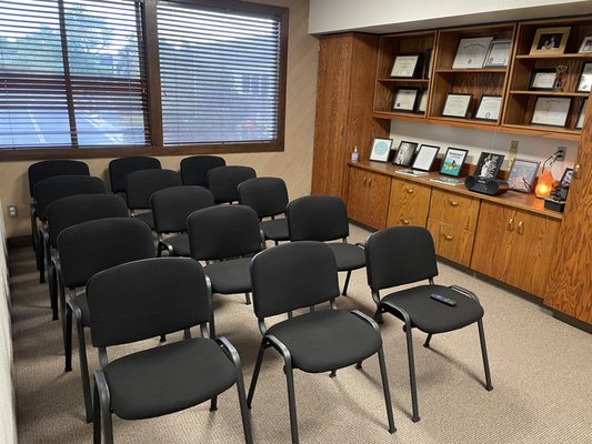 The classroom at Impact DUI Schools in Reno